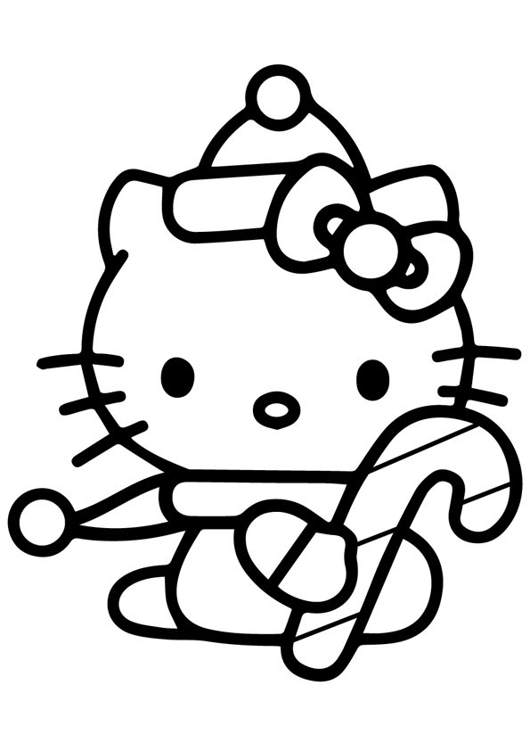 Tranh tô màu Hello Kitty - 32 Tranh tô màu Hello Kitty - 32