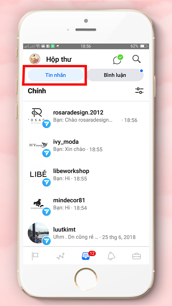 hinh-3-575x1020-1 Chọn vào ô tin nhắn phía trên