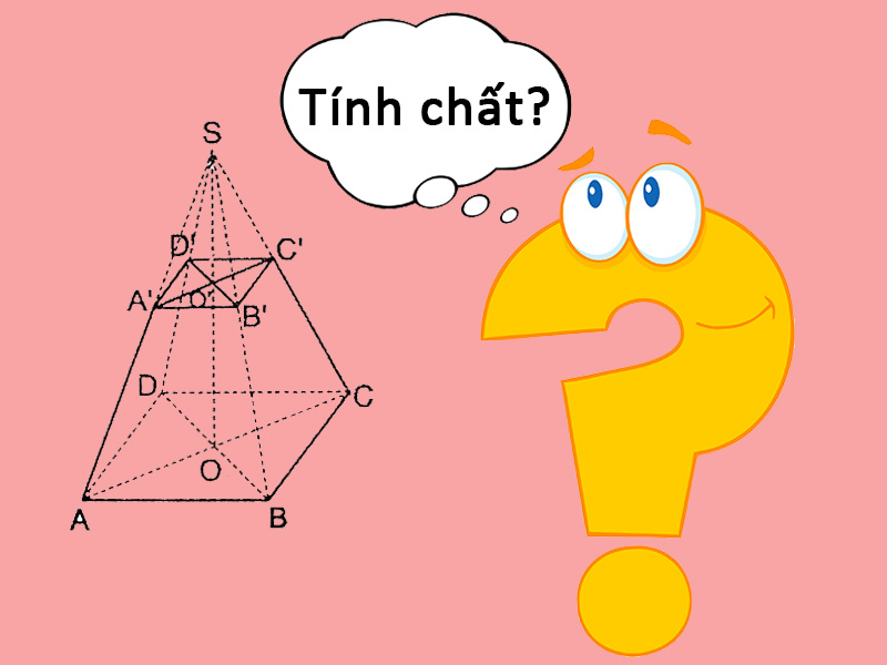 Các tính chất hình chóp cụt đều