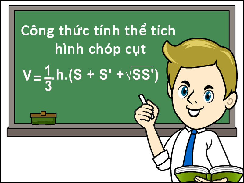 Công thức thể tích hình chóp cụt