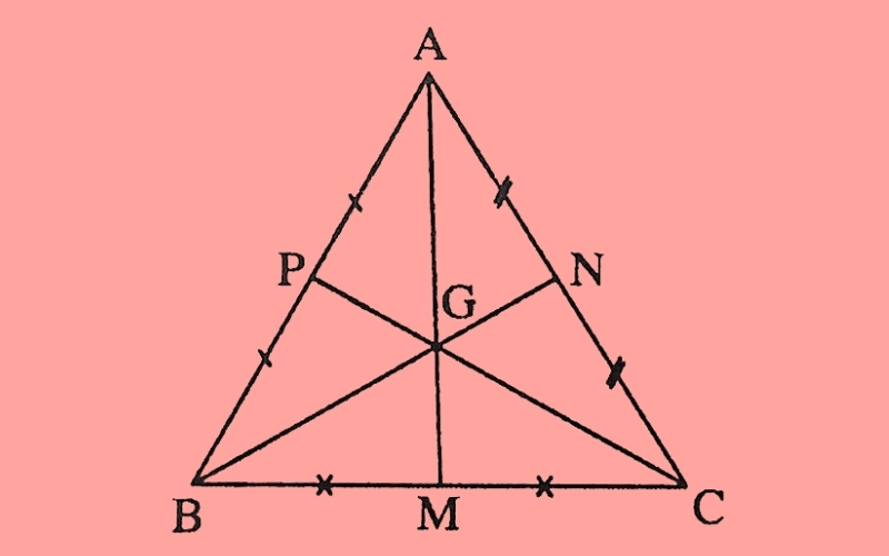 Điểm G là tâm của tam giác đều ABC