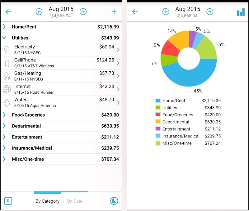 Ứng dụng Home Budget with Sync Ứng dụng Home Budget with Sync