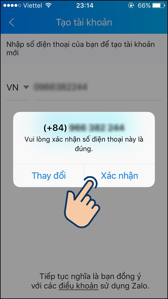 huong-dan-cach-dang-ky-zalo-tren-dien-thoai-may-tinh-web-don4-575x1020-1 Chọn vào Xác nhận để xác nhận tài khoản.