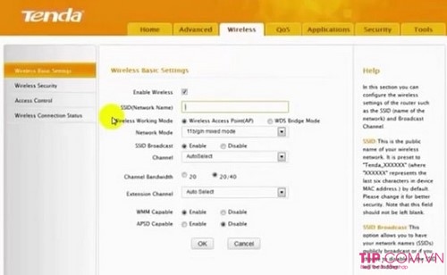Đổi tên Wifi Modem Tenda