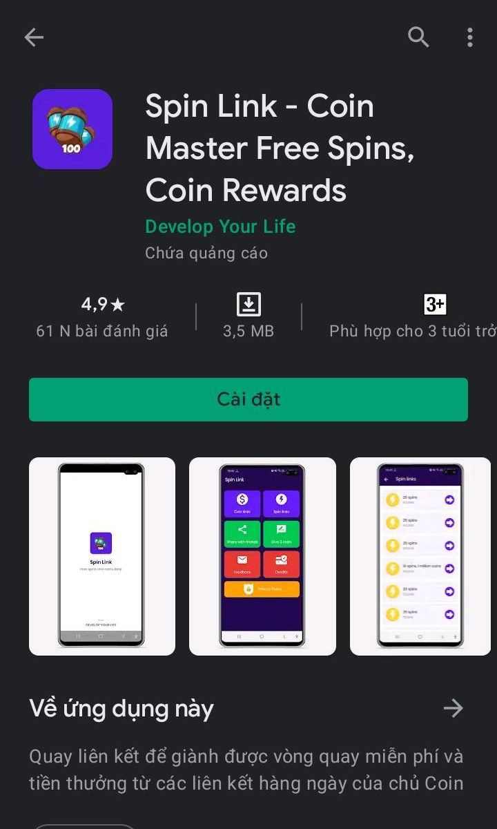 Cài đặt Spin Link Cài đặt Spin Link