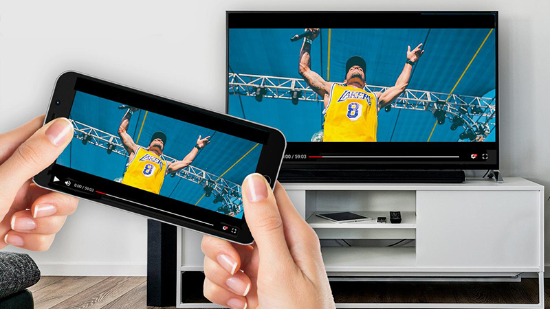 ChromeCast giúp truyền tải hình ảnh chất lượng, sắc nét