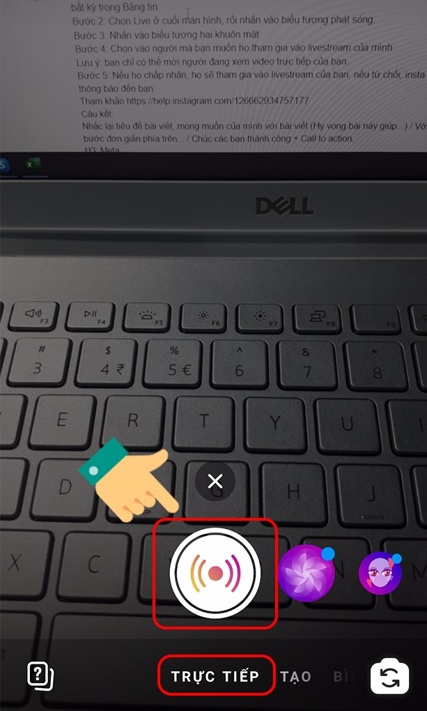 instagram4-613x1020-1 Chọn Live và nhấn vào biểu tượng phát sóng