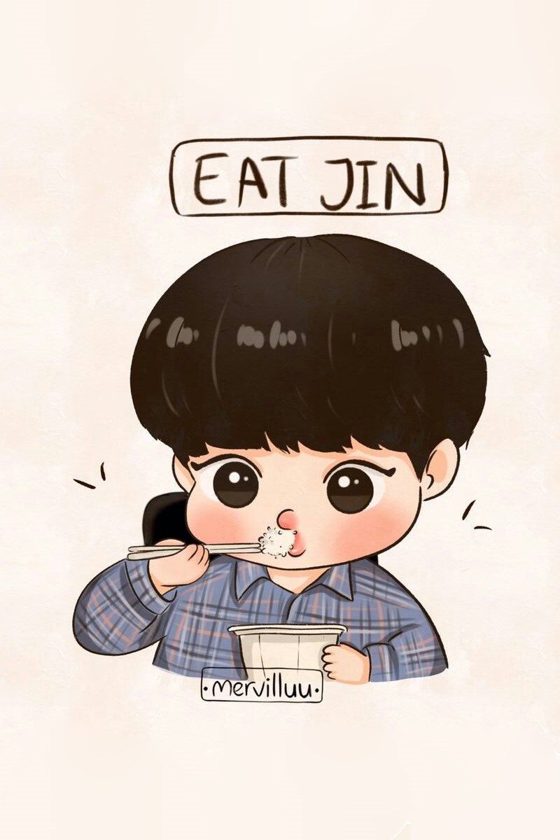 Chibi BTS Jin - 1 Chibi BTS Jin - 1