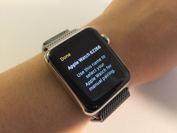 Trên Apple Watch chạm vào icon có biểu tượng Trên Apple Watch chạm vào icon có biểu tượng
