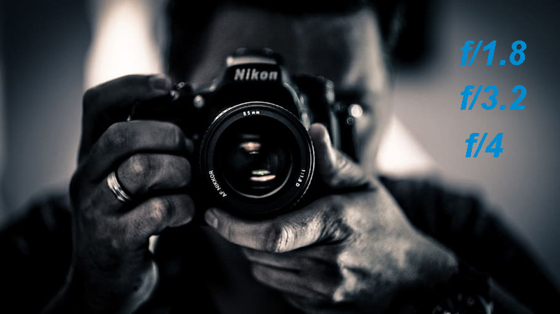 Bạn nên sử dụng các khẩu độ f/1.8, f/3.2 và f/4 để chụp ảnh chân dung