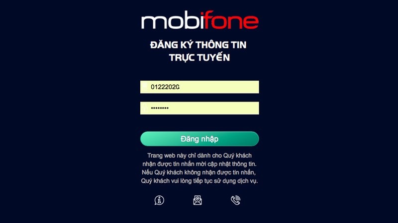 Khi nào thì nên cập nhật thông tin thuê bao Mobifone Online?