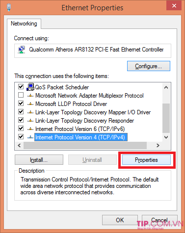 Đổi DNS để vào Facebook khi bị chặn trên Windows