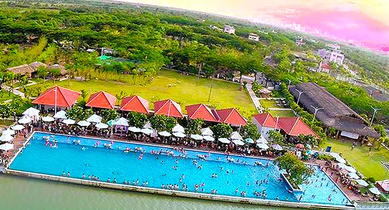 Khu du lịch BCR từ góc nhìn trên cao Khu du lịch BCR từ góc nhìn trên cao