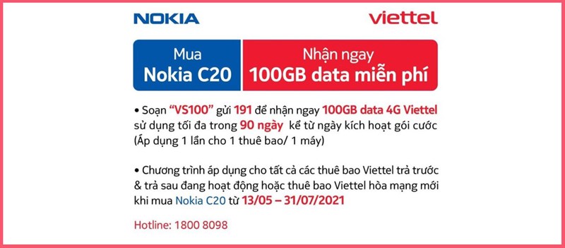 KHUYẾN MẠI KHI MUA NOKIA C20 KHUYẾN MẠI KHI MUA NOKIA C20