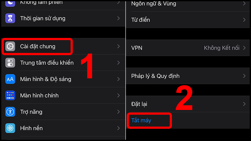 Giải phóng bộ nhớ RAM bằng mục Tắt máy