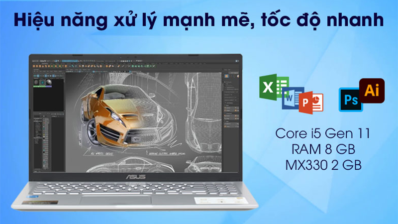 Laptop Asus VivoBook X515EP i5 1135G7/8GB/512GB/2GB MX330/Win10 (BQ011T) Laptop Asus VivoBook X515EP i5 1135G7/8GB/512GB/2GB MX330/Win10 (BQ011T)