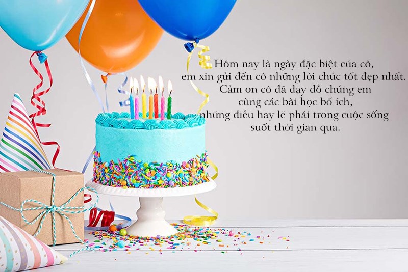 Lời chúc sinh nhật cho cô giáo Lời chúc sinh nhật cho cô giáo