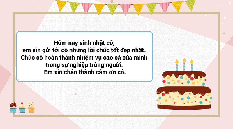 Lời chúc sinh nhật cho cô giáo Lời chúc sinh nhật cho cô giáo