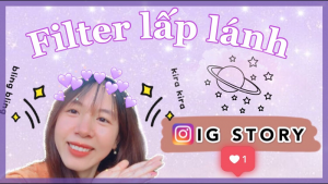 Hiệu ứng filter mặt nạ lấp lánh trên Instagram