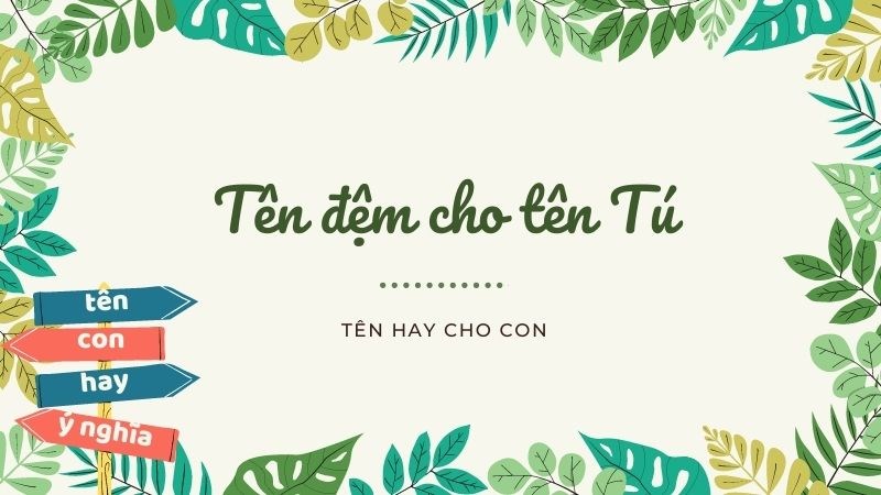 Tên đệm hay cho tên Tú Tên đệm hay cho tên Tú