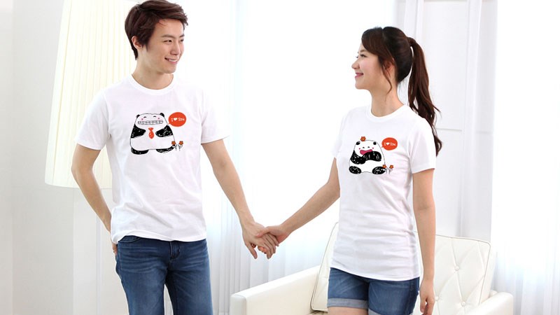 Áo thun cặp đôi Áo thun cặp đôi
