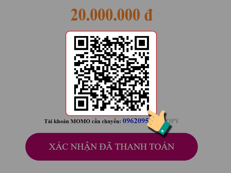 Quét mã QR để thanh toán Quét mã QR để thanh toán