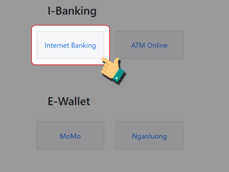 Chọn Internet Banking Chọn Internet Banking