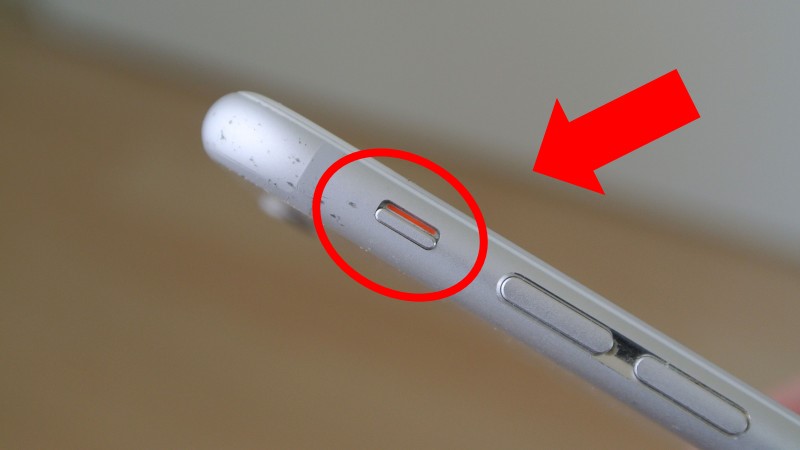 Nút gạt tắt âm trên iPhone