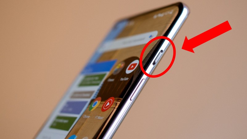 Nút gạt tắt âm trên điện thoại OnePlus