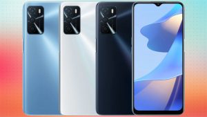 OPPO A16 lộ ảnh render với bốn tùy chọn màu sắc, mặt lưng bo cong, dùng chip game Helio và pin 5.000mAh
