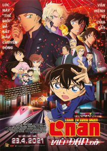 Poster phim Conan - Viên đạn đỏ