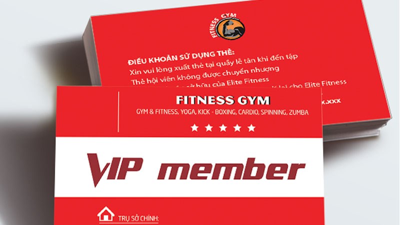 Thẻ tập thể thao VIP Thẻ tập thể thao VIP