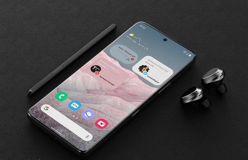Galaxy S22 Ultra lộ ảnh render: Viền benzel mỏng, camera siêu to 200MP Galaxy S22 Ultra lộ ảnh render: Viền benzel mỏng, camera siêu to 200MP