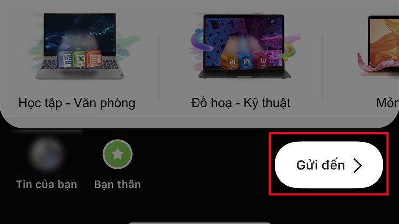Chọn Gửi đến Chọn Gửi đến