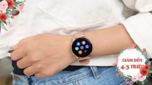 Samsung Galaxy Watch Active 2 40mm viền thép dây da
