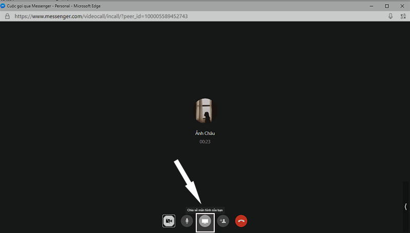 screenshot1-800x455-1 nhấn vào biểu tượng màn hình để thực hiện việc chia sẻ.