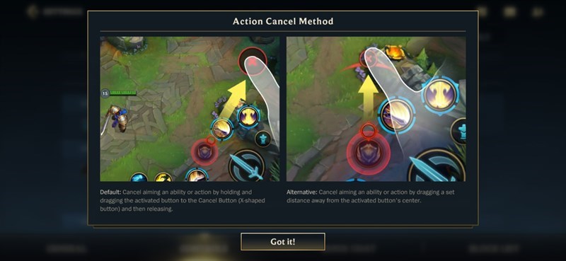 Sau khi chỉnh Action Cancel Method Sau khi chỉnh Action Cancel Method