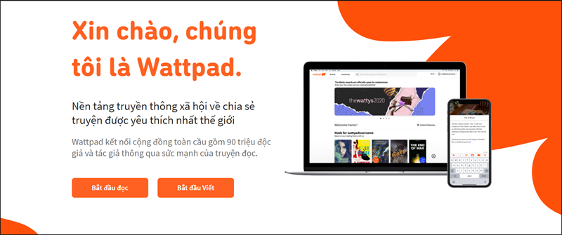 Đầu tiên, bạn mở ứng dụng Wattpad lên Đầu tiên, bạn mở ứng dụng Wattpad lên