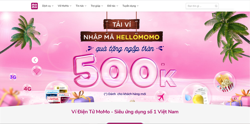 Trang web chính thức MoMo Trang web chính thức MoMo