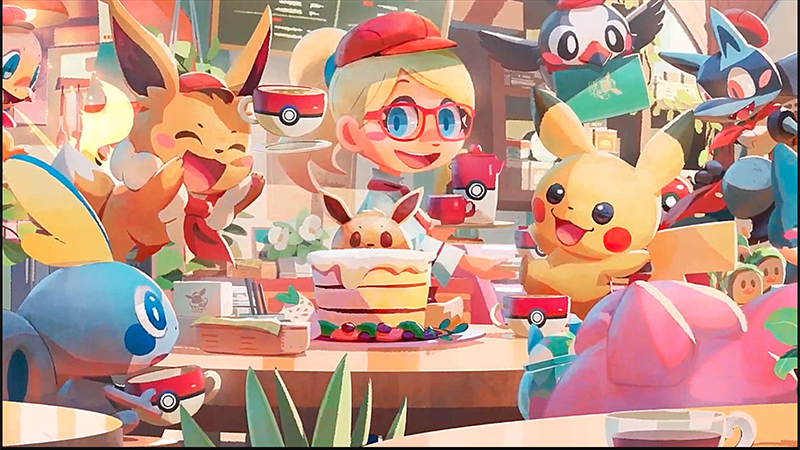 Pokemon Cafe Mix Pokemon Cafe Mix tạo ra một món ăn theo đúng yêu cầu khách hàng