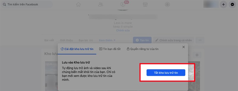 Chọn Tắt kho lưu trữ tin Chọn Tắt kho lưu trữ tin