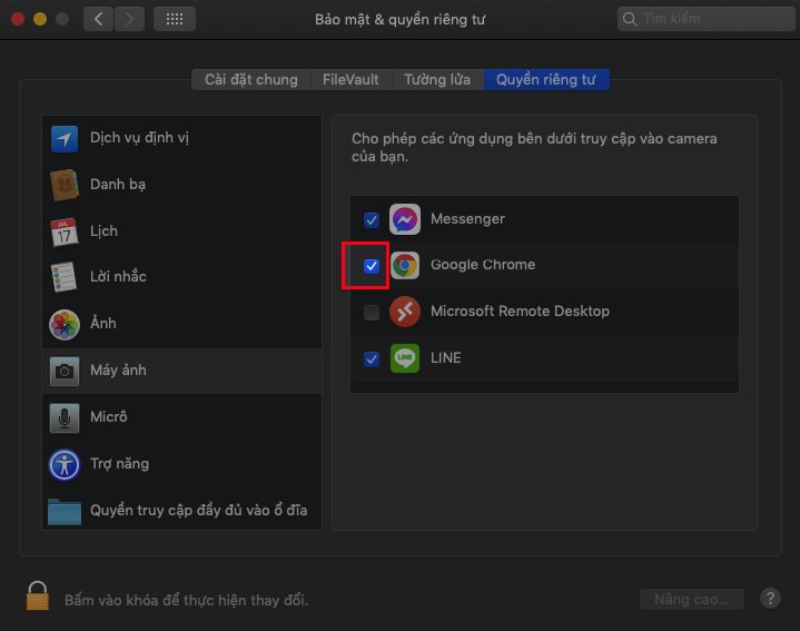 Nhấn dấu tích vào ô vuông bên phải Google Chrome hoặc Firefox Nhấn dấu tích vào ô vuông bên phải Google Chrome hoặc Firefox