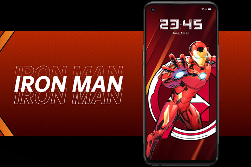 OPPO Reno5 Marvel với Ironman OPPO Reno5 Marvel với Ironman