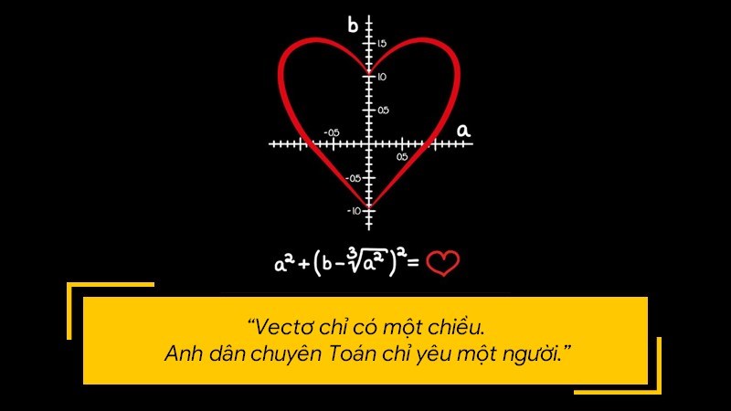 Vectơ chỉ có một chiều. Anh dân chuyên Toán chỉ yêu một người. Vectơ chỉ có một chiều. Anh dân chuyên Toán chỉ yêu một người.