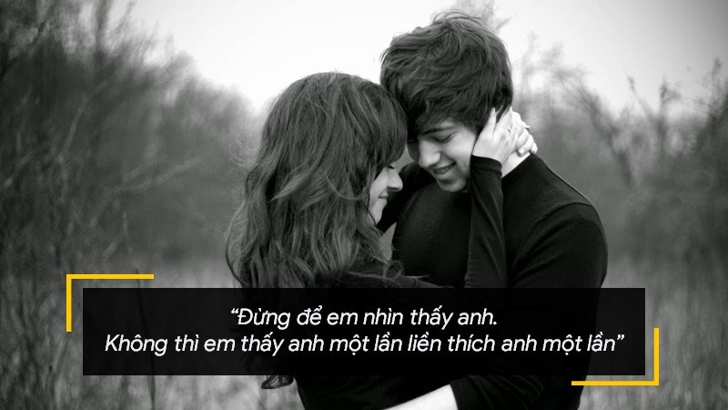 Đừng để em nhìn thấy anh. Không thì em thấy anh một lần liền thích anh một lần Đừng để em nhìn thấy anh. Không thì em thấy anh một lần liền thích anh một lần