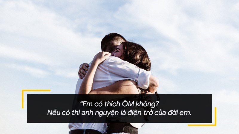 Em có thích ÔM không? Nếu có thì anh nguyện là điện trở của đời em. Em có thích ÔM không? Nếu có thì anh nguyện là điện trở của đời em.