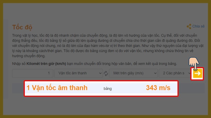Nhấn chọn dấu mũi tên để chuyển đổi Nhấn chọn dấu mũi tên để chuyển đổi