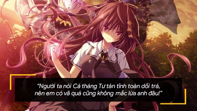 Mình mượn Cá tháng Tư để tỏ tình đấy thì sao nào Mình mượn Cá tháng Tư để tỏ tình đấy thì sao nào