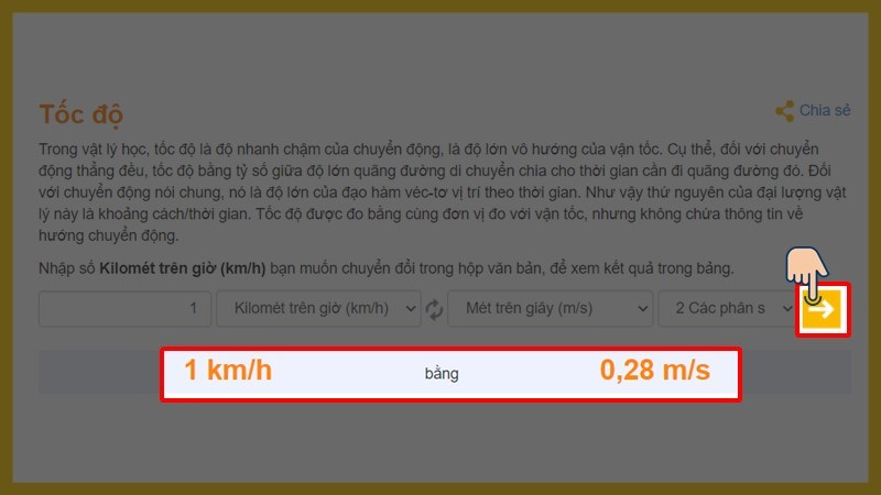 Nhấn chọn dấu mũi tên để chuyển đổi Nhấn chọn dấu mũi tên để chuyển đổi