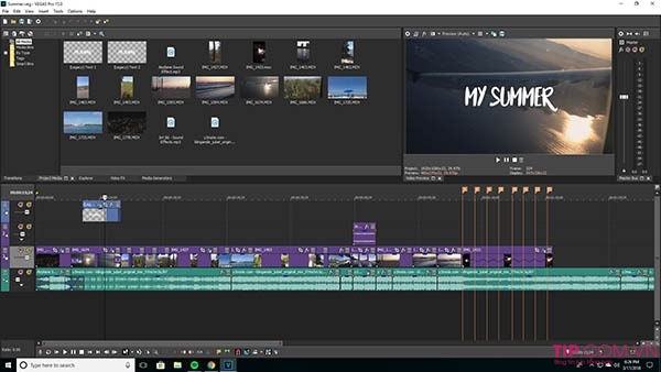 Phần mềm làm video Sony Vegas Pro